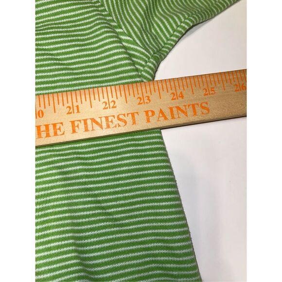 Callaway Golf X Series Polo 1/4 Button Down ‎ Size XXL - Green/White Striped A24 - Picture 6 of 8